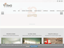 Tablet Screenshot of hotelspaniwa.com